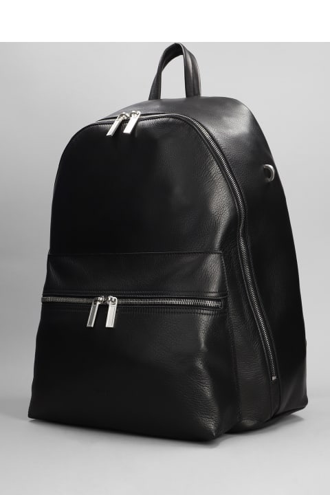 Fashion for Men Rick Owens Backpack Backpack In Black Leather
