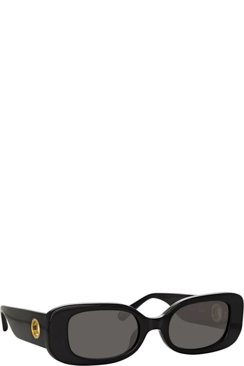 Linda Farrow for Kids Linda Farrow Lola - Black / Yellow Gold Sunglasses