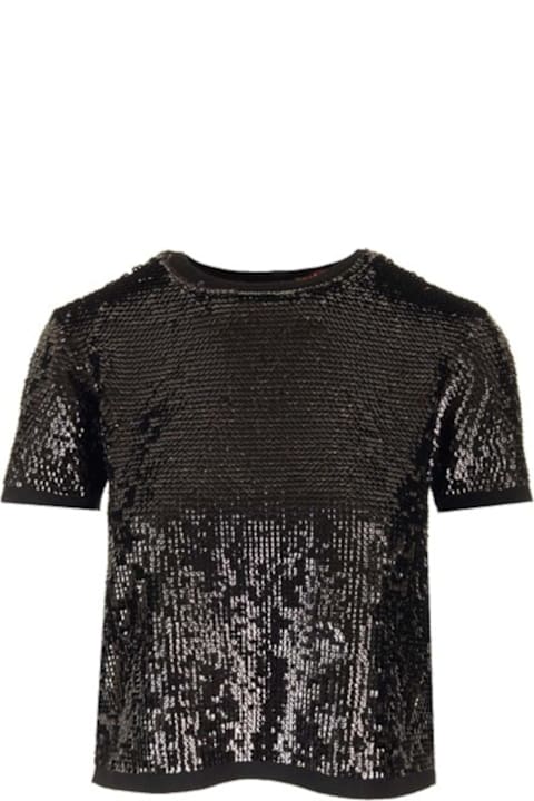 Max Mara Studio Topwear for Women Max Mara Studio Sequin Crewneck Top