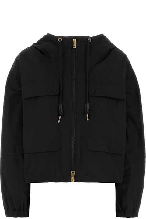 ウィメンズ Monclerのコート＆ジャケット Moncler Black Polyester Blend Sauvan Jacket