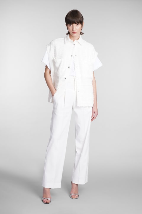 IRO Coats & Jackets for Women IRO Rua Casual Jacket In White Viscose