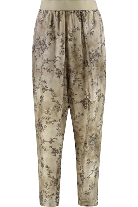 Uma Wang for Women Uma Wang Printed High-rise Trousers