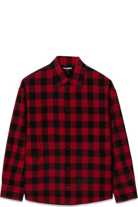 Dsquared2 for Kids Dsquared2 Camicia Over Quadri