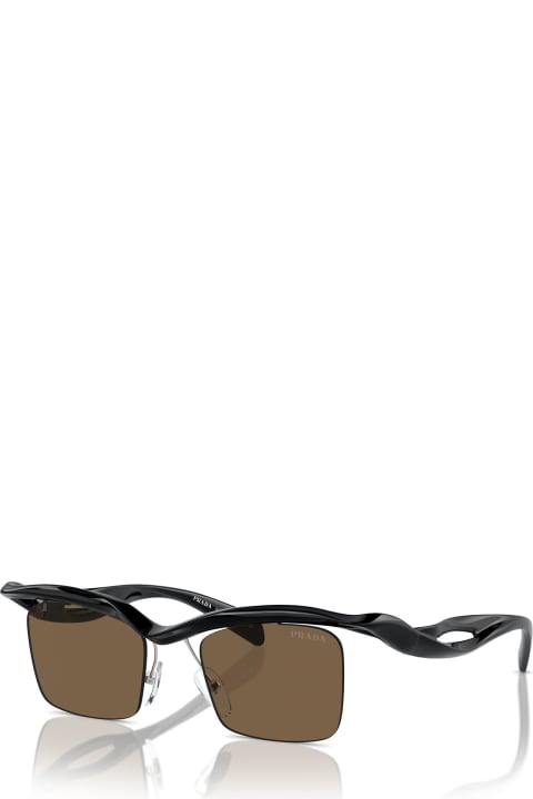 Fashion for Men Prada Eyewear Pr A15s Black Sunglasses