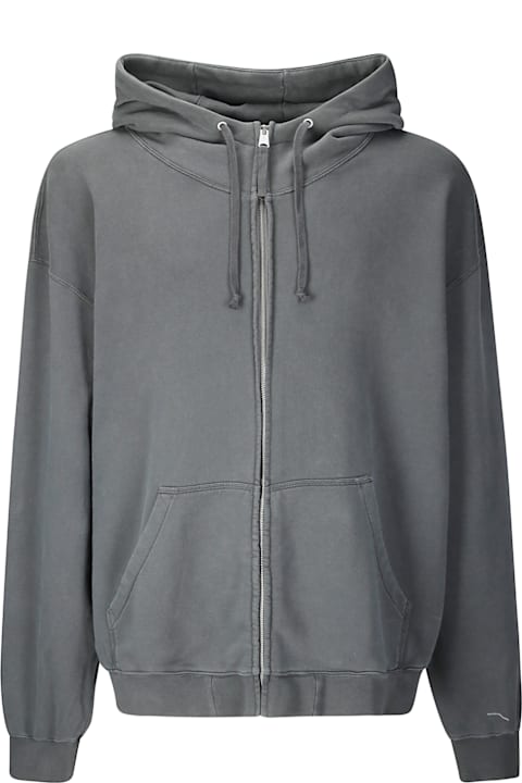 Maison Margiela Coats & Jackets for Men Maison Margiela Graphite Cotton Oversize Sweatshirt