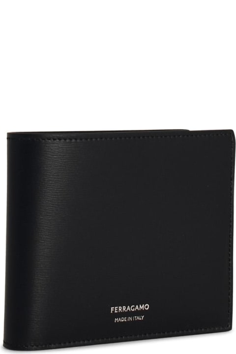 Ferragamo for Men Ferragamo 'florence' Black Leather Wallet