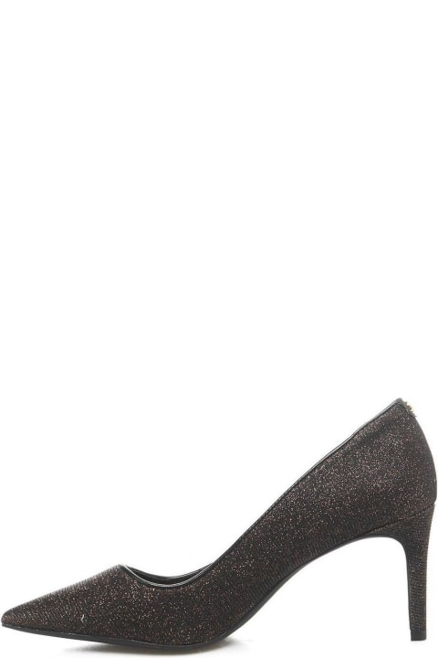 MICHAEL Michael Kors for Women MICHAEL Michael Kors Logo Detailed Pointed Toe Pumps