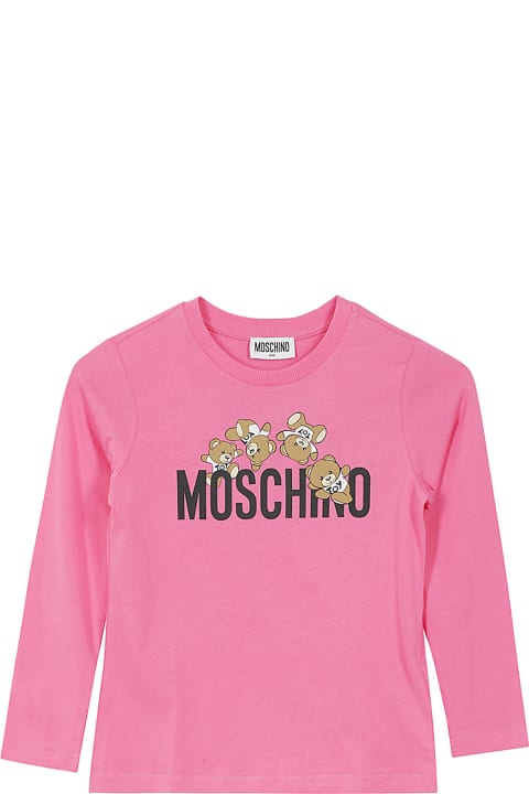 Moschino for Kids Moschino Tshirt Addition Manica Lunga