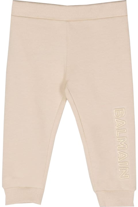 Balmain Bottoms for Baby Boys Balmain Cotton Pants