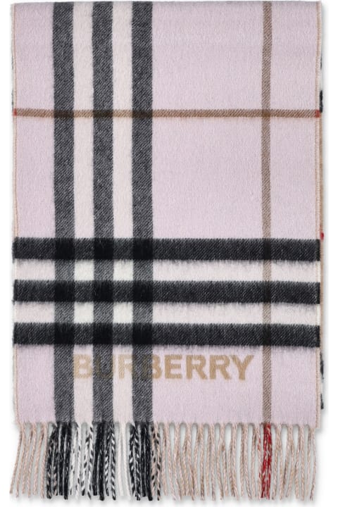 Scarves for Men Burberry London Contrast Check Cashmere Scarf