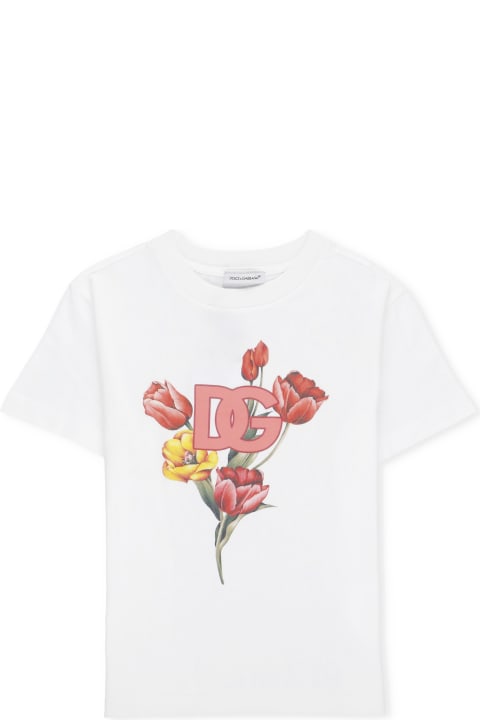 Dolce & Gabbanaのガールズ Dolce & Gabbana Tshirt With Print