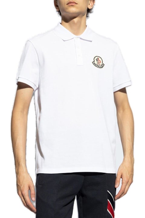 Fashion for Men Moncler Logo Patch Short-sleeved Polo Shirt