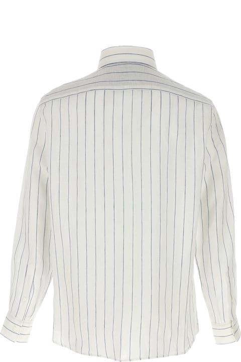 Fashion for Men Brunello Cucinelli Striped Linen Shirt