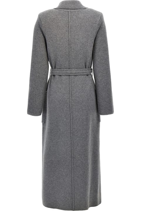 Homeware Elisabetta Franchi Double-breasted Knit Coat