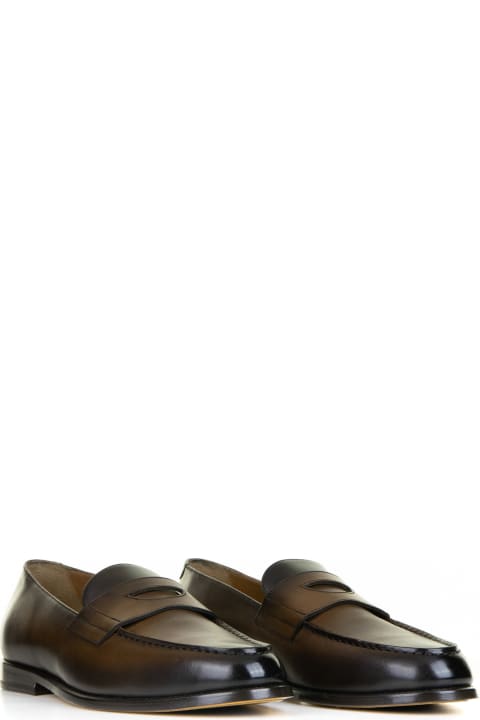 Loafers & Boat Shoes for Men Doucal's Brown Leather Moccasin