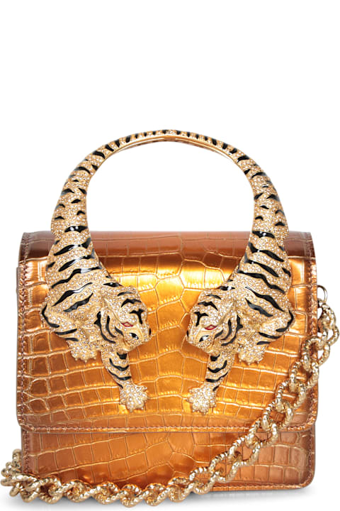 Roberto Cavalli Bags for Women Roberto Cavalli Roar Medium Degradã© Orange Bag
