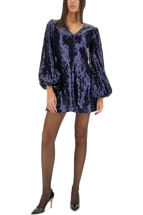 Rotate by Birger Christensen Dresses for Women Rotate by Birger Christensen Mini Dress With Floral Pattern