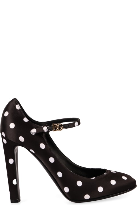 Homeware Dolce & Gabbana Satin Mary Jane Pumps