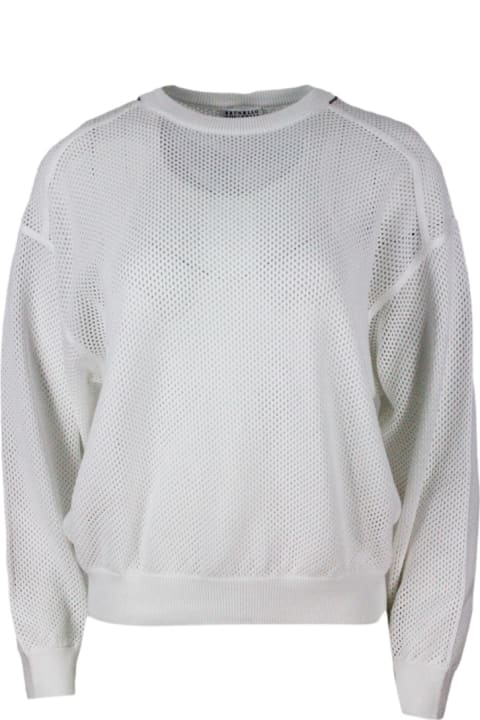 Sweaters for Women Brunello Cucinelli Sweater With Micro-mesh Work
