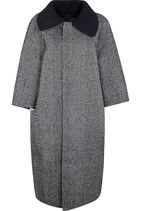 Quiet Luxury for Women Sofie d'Hoore Df Coat With Detachable Wool Collar