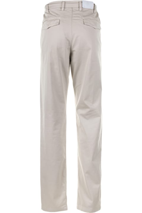 Eleventy for Men Eleventy Stretch Dove-grey Trousers With Drawstring