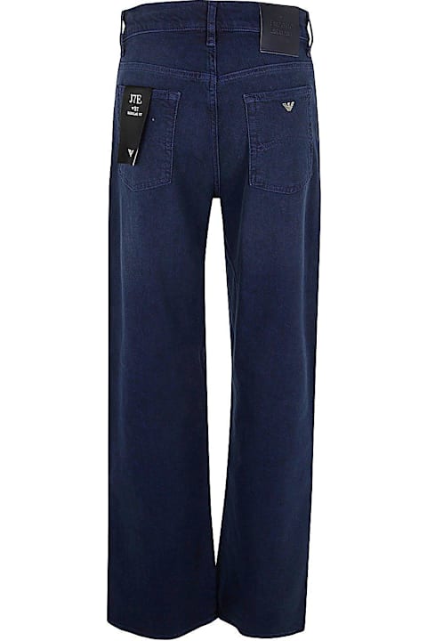 Homeware Emporio Armani J7e Logo Plaque Straight Leg Jeans