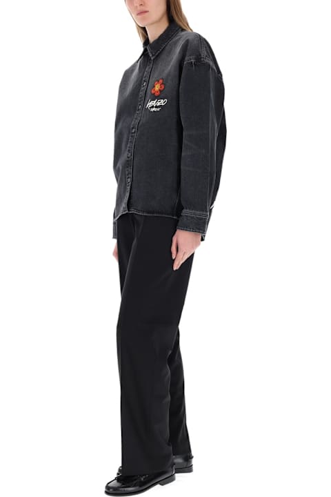 Homeware Kenzo 'workwear' Shirt With Kenzo X Futura 2000 Embroidery