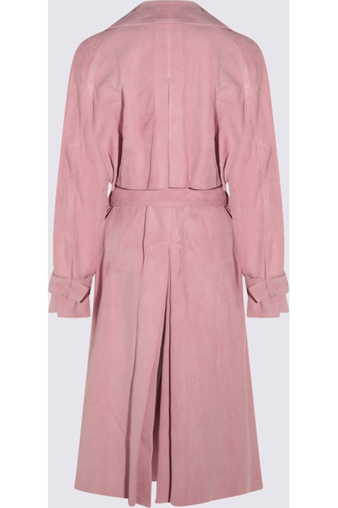Salvatore Santoro Clothing for Women Salvatore Santoro Pink Leather Jacket