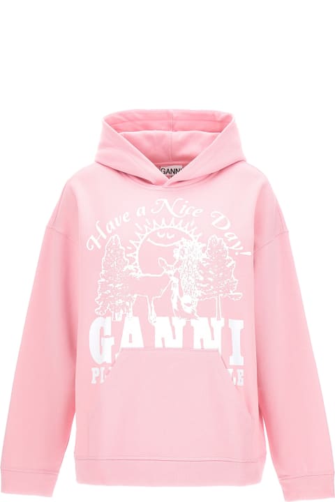 Ganni Sweaters for Women Ganni 'ganni Animals' Hoodie