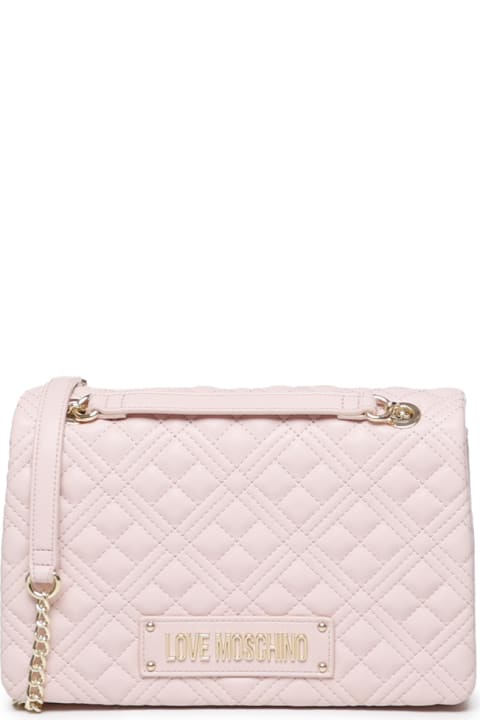 Love Moschino for Women Love Moschino Quilted Bag With Logo Plaque