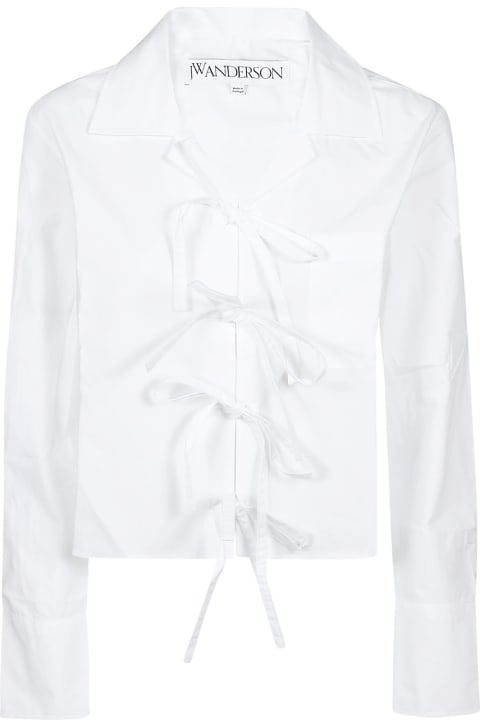 Fashion for Women J.W. Anderson Bow Tie Cropped Shirt