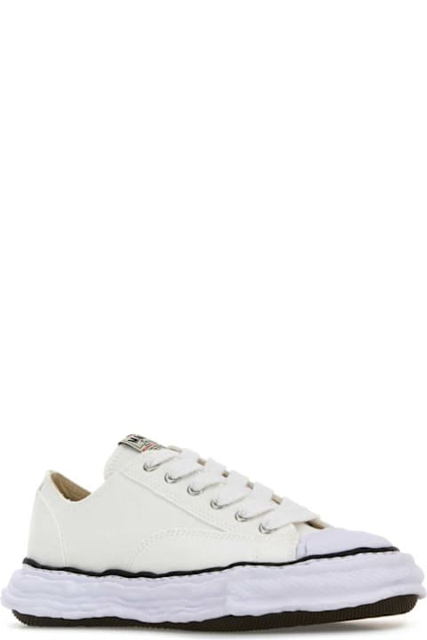 Mihara Yasuhiro for Kids Mihara Yasuhiro White Canvas Sneakers