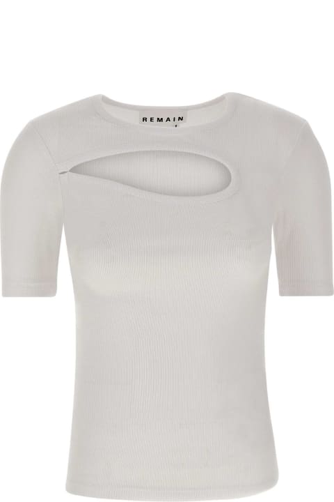 REMAIN Birger Christensen Topwear for Women REMAIN Birger Christensen Cotton Jersey T-shirt