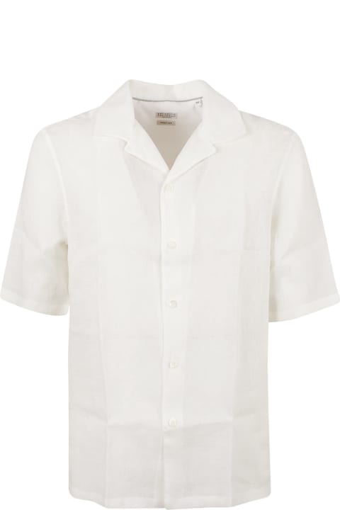 Shirts for Men Brunello Cucinelli Regular Plain Shirt