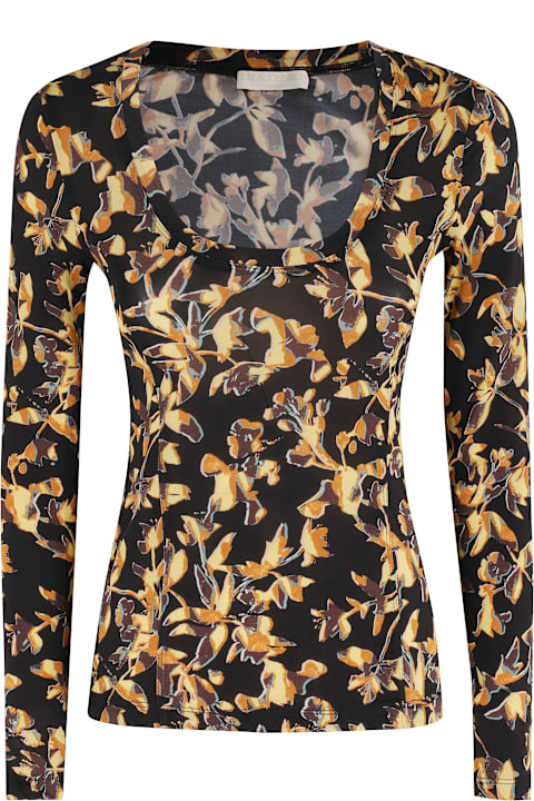 Ulla Johnson for Kids Ulla Johnson Aris Jersey Long Sleeve U Neck Top