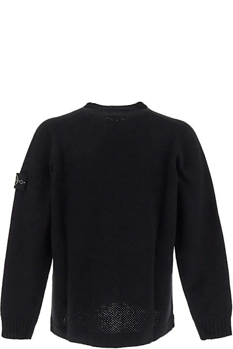 Stone Island لـ Men Stone Island Logo Knit