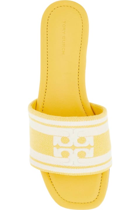 Tory Burch Sandals for Women Tory Burch Slides With Embroidered Band