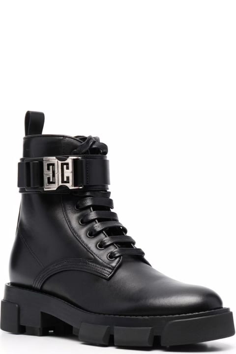 Givenchy for Women Givenchy Leather Combat Boots