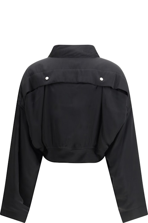 Coats & Jackets for Women Rick Owens Cropped Bomber Jacket