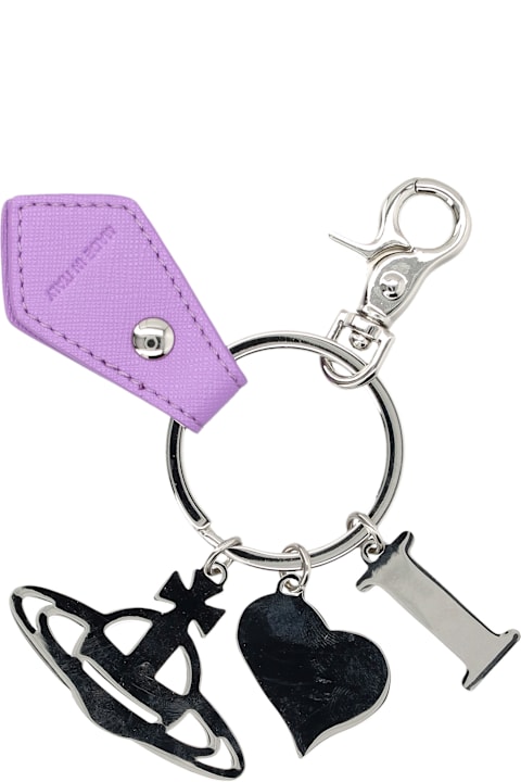 Vivienne Westwood Keyrings for Women Vivienne Westwood I Love Orb Keyring