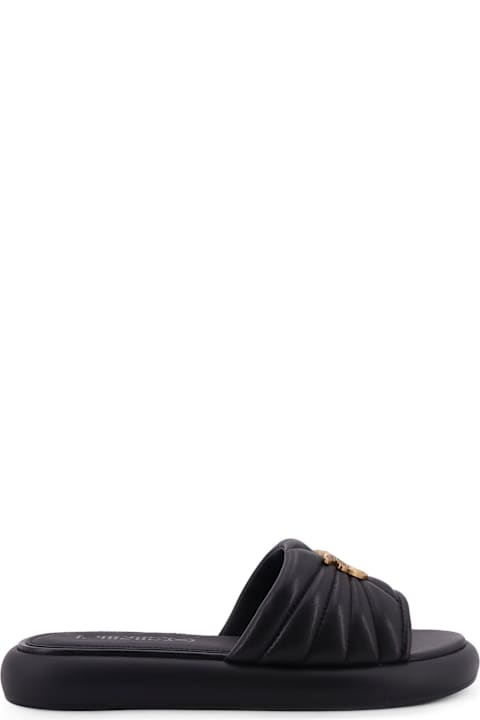 Pinko Fiona Low Leather Sandals