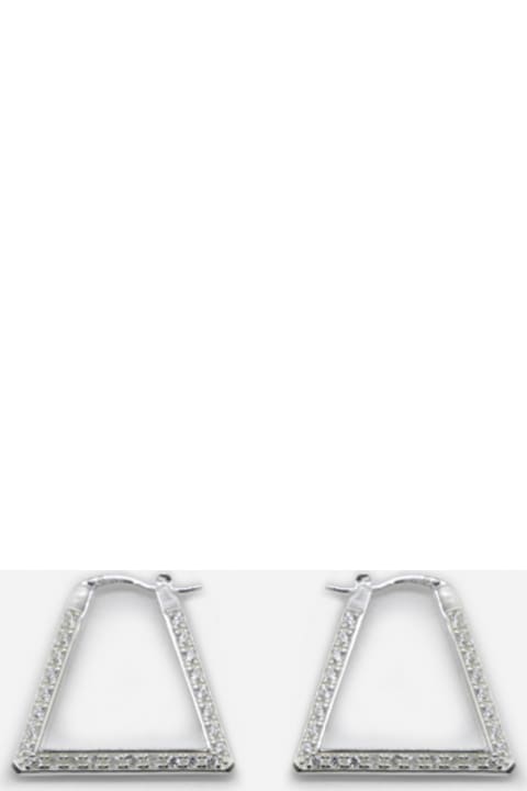 Sterling Silver Earrings With Cubic Zirconia