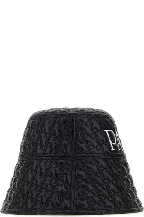 Patou Hats for Women Patou Black Nylon Bucket Hat