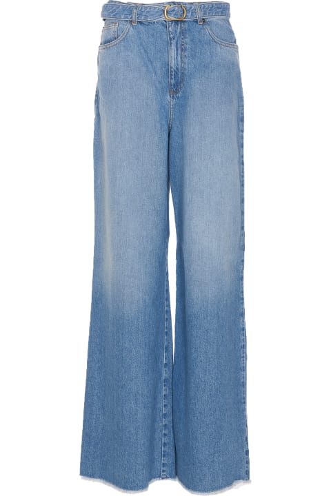 TwinSet for Women TwinSet Wide Leg Jeans With Belt