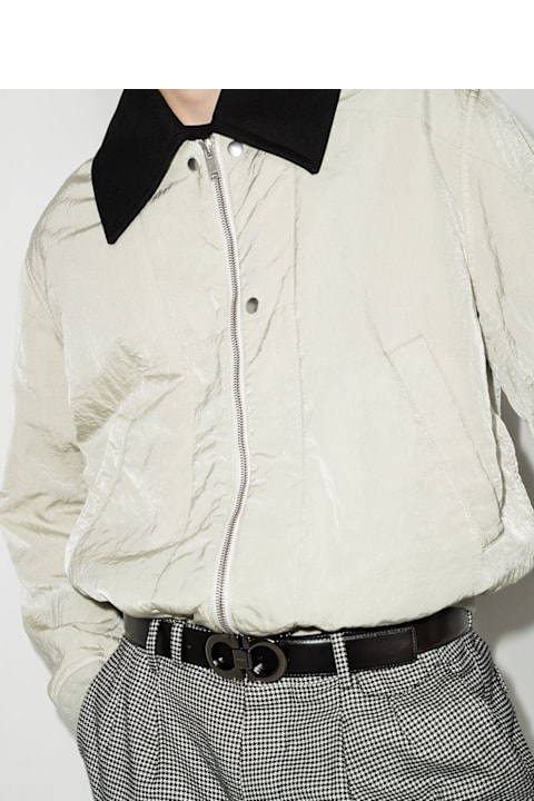 Homeware Ferragamo Gancini Leather Belt