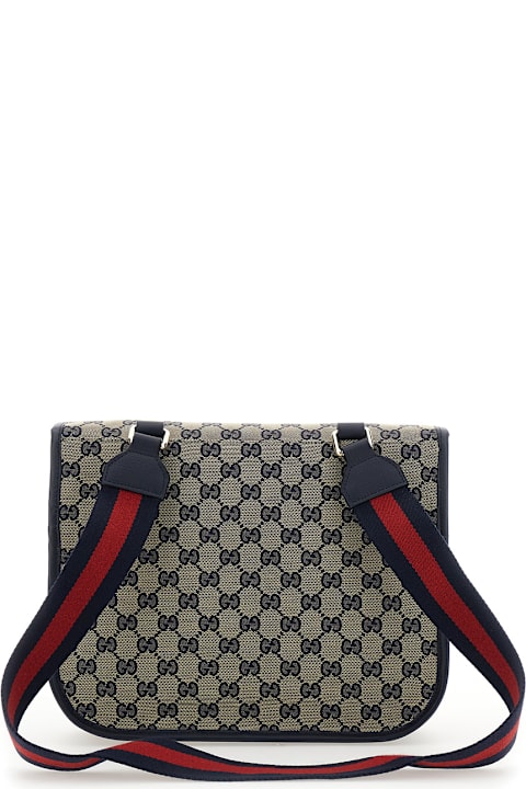 إكسسورات وهدايا لـ أولاد Gucci Multicolor Crossbody Bag With Gg Canvas In Cotton Blend Boy