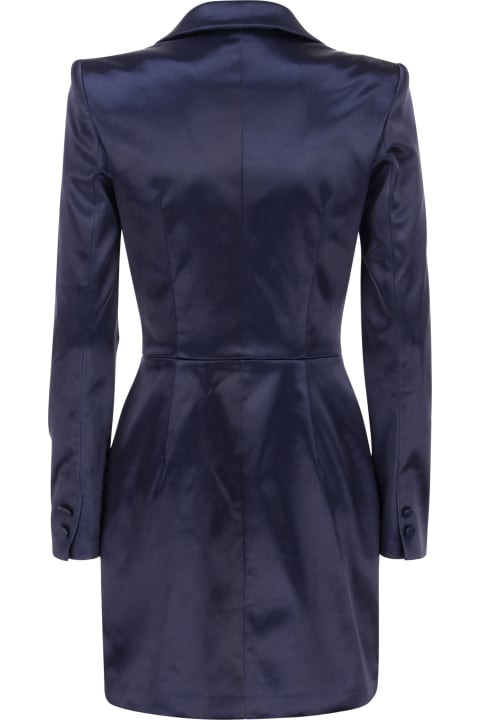Coats & Jackets for Women Elisabetta Franchi Fitted Satin Mini Dress