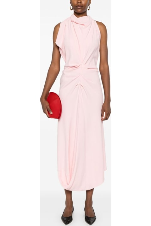 Fashion for Women Victoria Beckham Abito Midi Con Sciarpa