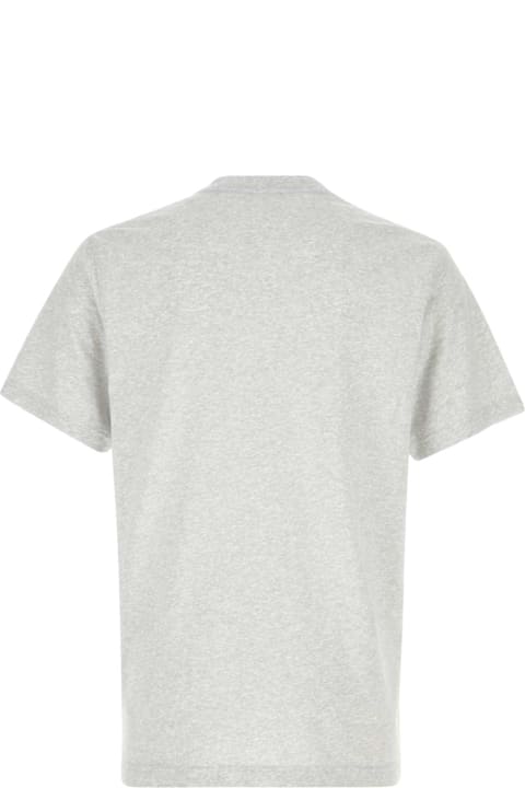 Sporty & Rich for Kids Sporty & Rich Melange Grey Cotton T-shirt