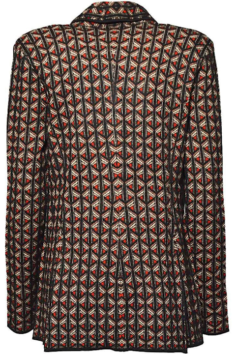 Diane Von Furstenberg Clothing for Women Diane Von Furstenberg Trillian Knit Jacquard Jacket